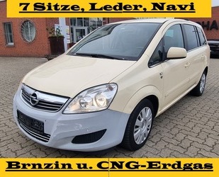 Opel Zafira 1.6 Edit111,CNG,7Sitze,Leder,Navi,1Hand Gebrauchtwagen