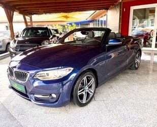 BMW BMW 218d Cabrio Sport Line Navi Xenon Leder Gebrauchtwagen