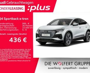 Audi Audi Q4 Sportback e-tron 45 quattro SONOS+ACC+AHK Gebrauchtwagen