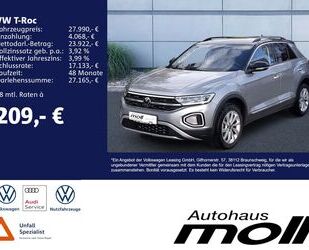 VW Volkswagen T-ROC Style 1.0 TSI Navi Rear View SHZ Gebrauchtwagen