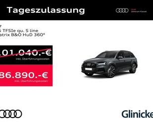 Audi Audi Q7 55 TFSIe qu. S line Matrix B&O HuD 360° AH Gebrauchtwagen