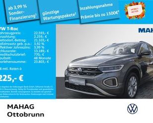 VW Volkswagen T-ROC 1.0 TSI LIFE AHK Navi LED Digital Gebrauchtwagen