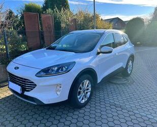 Ford Ford Kuga Titanium, weiß, schw. AHK, Navi, Kamera Gebrauchtwagen