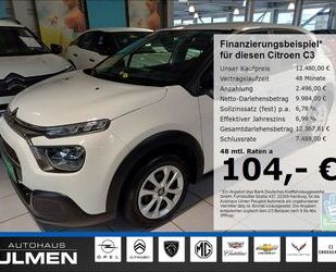 Citroen Citroën C3 Feel 1.2 PureTech 82 83 EU6d Klimaanlag Gebrauchtwagen