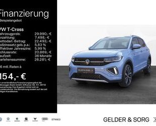 VW Volkswagen T-Cross 1.0 TSI R-Line DSG AHK*RFK*Navi Gebrauchtwagen