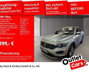 VW Volkswagen T-Roc Cabrio Style 1.5 TSI DSG AHK LED Gebrauchtwagen