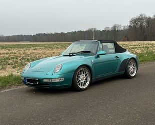 Porsche Porsche 993 Carrera 4 Cabrio, DE, Wimbledon grün Gebrauchtwagen