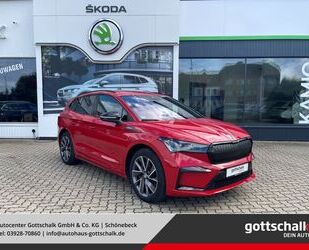 Skoda Skoda ENYAQ iV 80 SPORTLINE Matrix DCC Wärmepumpe Gebrauchtwagen