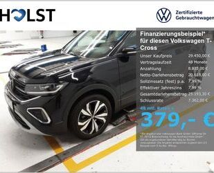 VW Volkswagen T-Cross 1.0TSI DSG Style AHK Navi LED G Gebrauchtwagen