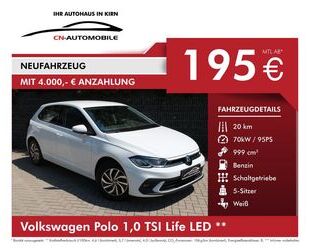 VW Volkswagen Polo 1,0 TSI Life LED #RATE ab 195,-€/ Gebrauchtwagen