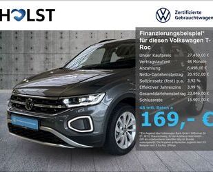 VW Volkswagen T-Roc 1.0TSI Style AHK Navi LED ACC App Gebrauchtwagen