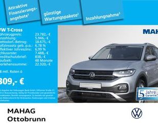 VW Volkswagen T-Cross 1.0 TSI STYLE Navi LED Kamera D Gebrauchtwagen