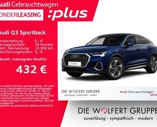 Audi Audi Q3 Sportback S line 45 TFSI e S tronic AHK+NA Gebrauchtwagen