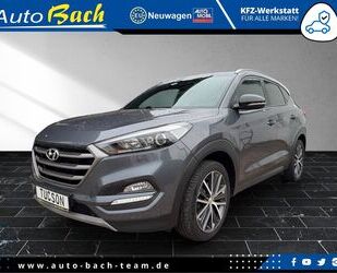 Hyundai Hyundai Tucson blue Passion Navi AHK 8fach bereift Gebrauchtwagen