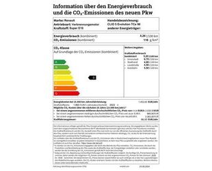 Renault Renault CLIO EVOLUTION TCe 90*Sitzheizung*Einparkh Gebrauchtwagen