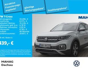 VW Volkswagen T-Cross Style 1.0 TSI Navi Kamera LED I Gebrauchtwagen