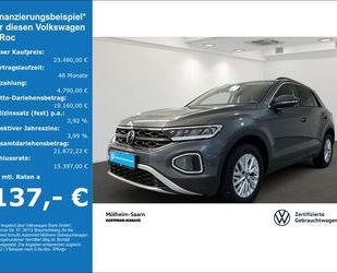 VW Volkswagen T-Roc 1.0 TSI OPF Life LED Navi DAB App Gebrauchtwagen