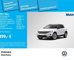 VW Volkswagen T-ROC 1.5 TSI Style AHK LED+ Navi ParkA Gebrauchtwagen