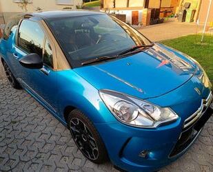 Citroen Citroën DS3 VTi 120 SoChic 120PS - Blau TÜV Leder Gebrauchtwagen