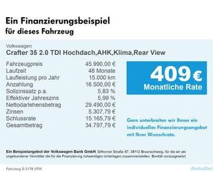 VW Volkswagen Crafter 35 2.0 TDI Hochdach,AHK,Klima,R Gebrauchtwagen