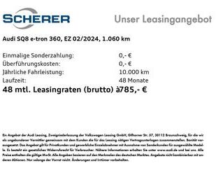 Audi Audi SQ8 e-tron AHK PANO HUD MEMORY 360° Gebrauchtwagen