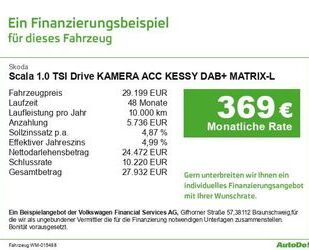 Skoda Skoda Scala 1.0 TSI Drive KAMERA ACC KESSY DAB+ MA Gebrauchtwagen