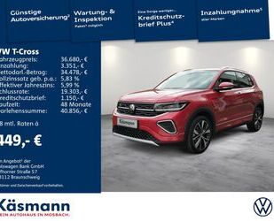 VW Volkswagen T-Cross R-Line 1.5TSI AHK MATRIX NAV KA Gebrauchtwagen