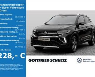 VW Volkswagen T-Cross 1.5 TSI DSG R-Line AHK Navi LED Gebrauchtwagen