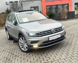 VW Volkswagen Tiguan Highline 4Motion DSG Pano Leder Gebrauchtwagen