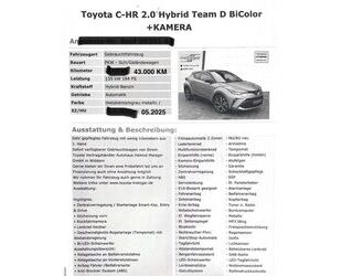 Toyota Toyota C-HR 2.0-l-VVTi Hybrid Team Deutschland Tea Gebrauchtwagen