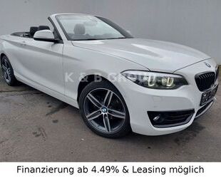 BMW BMW 218I CABRIO SPORT LINE°LED°PDC°LEDER°NAVI°HARM Gebrauchtwagen