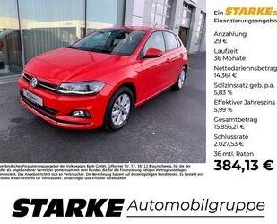 VW Volkswagen Polo VI 1.0 Highline LED PDC LM Klima Gebrauchtwagen