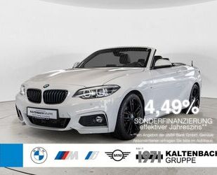 BMW BMW 218d Cabrio M-Sportpaket LEDER NAVI LED AHK Gebrauchtwagen