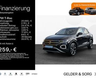 VW Volkswagen T-Roc Style 1.0 TSI Virtual*AHK*19Z*ACC Gebrauchtwagen