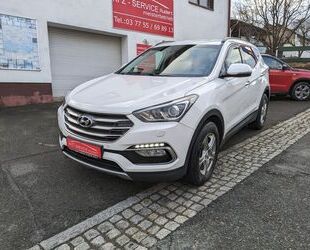 Hyundai Hyundai Santa Fe Premium blue 4WD*Kam*AHK*8-fach+V Gebrauchtwagen