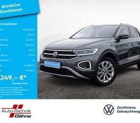 VW Volkswagen T-Roc 1.5 TSI Style PDC SHZ NAVI AHK AC Gebrauchtwagen