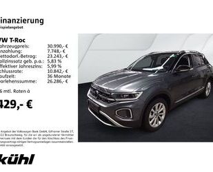 VW Volkswagen T-Roc 1.5 TSI DSG Style Navi, AHK, LED Gebrauchtwagen