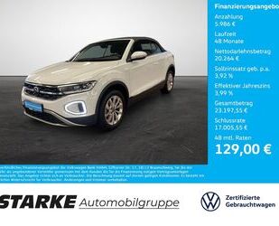 VW Volkswagen T-Roc Cabriolet 1.0 TSI Style Navi LED Gebrauchtwagen