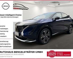 Nissan Nissan Ariya Evolve+ e-4orce Nappaleder blau Gebrauchtwagen