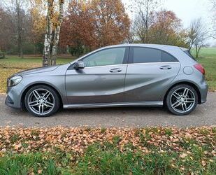 Mercedes-Benz Mercedes-Benz A 180 AMG Line grau Schwarz-rot Alca Gebrauchtwagen