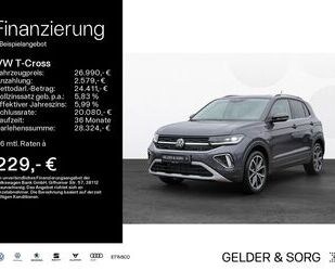 VW Volkswagen T-Cross Style 1.0 TSI |LED|RFK|NAVI|AHK Gebrauchtwagen