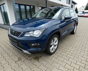 Seat Seat Ateca Style 4Drive 1,4 Navi Tempomat AHK Blau Gebrauchtwagen