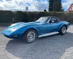 Corvette Corvette C3 Stingray Cabrio, 1974, blau, Sidepipes Gebrauchtwagen