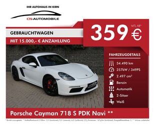 Porsche Porsche Cayman 718 S PDK Navi FIN. ab 2,49% Gebrauchtwagen