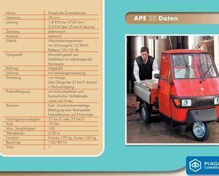 Piaggio Piaggio APE 50 Kasten NEUES MODELL Gebrauchtwagen