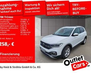 VW Volkswagen T-Cross Style 1.0 TSI AHK LED NAV KAM A Gebrauchtwagen