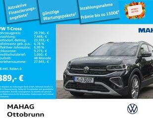 VW Volkswagen T-Cross 1.0 TSI GOAL Navi MatrixLED Kam Gebrauchtwagen