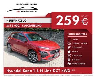 Hyundai Hyundai Kona 1.6 N Line DCT 4WD #RATE ab 259,-€/Mo Gebrauchtwagen