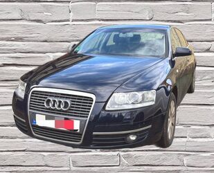 Audi Audi A6 Lim. 2.4 V6 S6 4F Blau Leder Xenon 1te Han Gebrauchtwagen