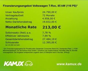 VW Volkswagen T-Roc 2.0TDI Life+LED+NAVI+VIRTUAL+PDC+ Gebrauchtwagen